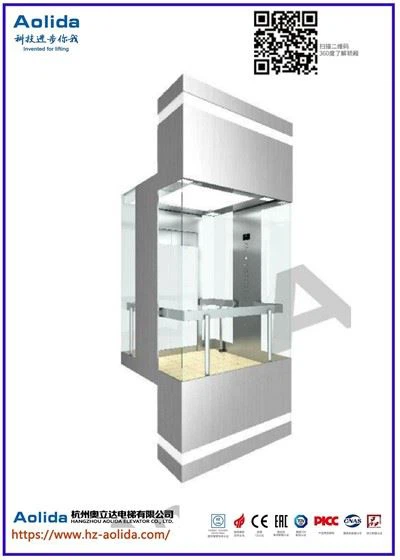 Elevator Hydrolig Gwydr